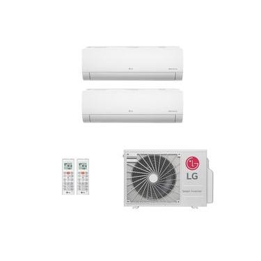 Imagem de Ar-Condicionado Multi Split Inverter LG 24.000 (1x Evap HW 12.000 + 1x Evap HW 18.000) Só Frio 220V