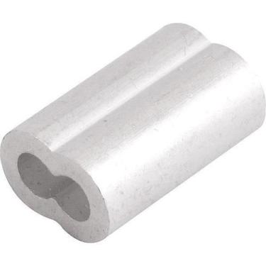 Imagem de Prensa Cabos Em Alumínio Cabos Aço 3/32 Com 100 Pç Vonder