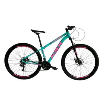 Imagem de Bicicleta bike aro 29 mtb alumínio ksx sd7 24v câmbio shimano, Verde a