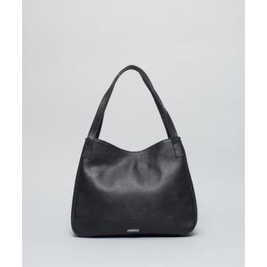 Imagem de Bolsa g Couro Manoela - Preto, Preto, U