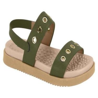 Imagem de Sandália Modare Papete Feminina Confort  Detalhes Dourados-Feminino