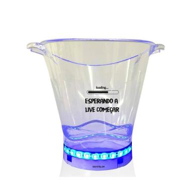 Imagem de Balde De Gelo Com Led Criativo Com Tema Para Live