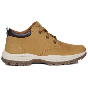 Imagem de Bota Skechers Ankle Boot Leather Masculina - Bege-Feminino