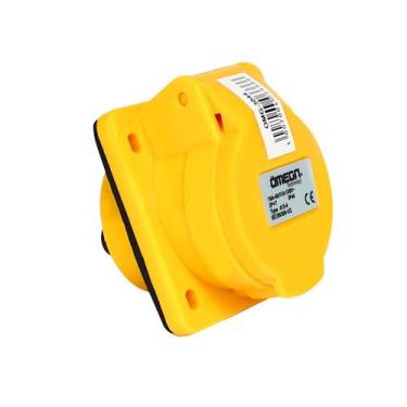 Imagem de Tomada Embutir 2p+t 16a Amarelo 4h 110/130v OMG 3044 - OMEGA