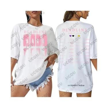 Imagem de Camiseta Unissex Oversized De Algodão Preta Com Estampa Gráfica World 