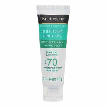 Imagem de Protetor Solar Neutrogena Sun Fresh Derm Care Facial FPS70, 40g