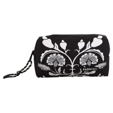 Imagem de Maxi Necessaire Farm Ora Bolas Sintra Original Preto/Preta - Farm Rio