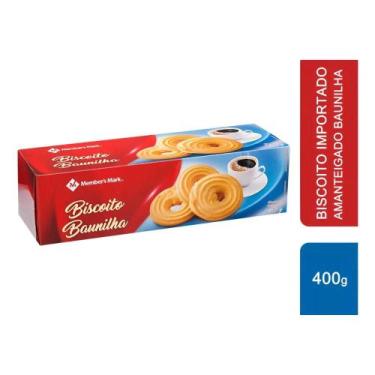 Imagem de Biscoito Gourmet Baunilha Members Mark 400g  Sabor Alemão Irresistível
