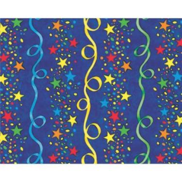 Imagem de Papel de Presente Bobina Couché 60CM X 100M - Estampa Festa - VMP