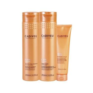 Imagem de Kit Cadiveu Nutri Glow - Shampoo + Condicionador + Leave-in 150 ml - C