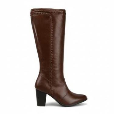 Imagem de Bota Feminina Cano Alto Em Couro-Feminino