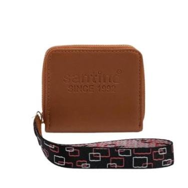 Imagem de CARTEIRA FEMININA PORTA CARTÃO COM ALÇA DE MÃO - SANTINO-Feminino