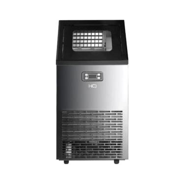 Imagem de Máquina de Gelo Profissional HQ 45kg Turbo Ice Preta e Inox HQ-HQMGI45 220v