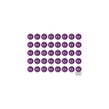 Imagem de Mini Botão Redondo 5mm - Pacote com 40 unidades - We Care About, Vinho