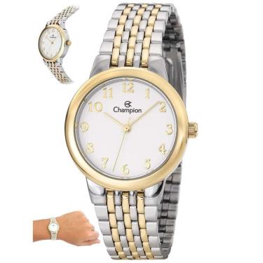 Imagem de Relógio Champion Feminino Ref: Ch24795b Social Bicolor