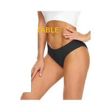 Imagem de Biquíni Feminino De Cintura Alta À Prova De Vazamentos Com Parte Infer