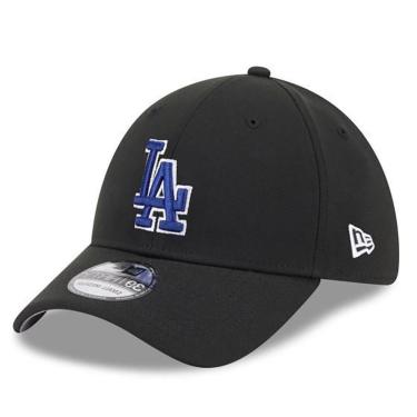 Imagem de Boné New Era 39THIRTY Los Angeles Dodgers OTC Fechado Preto-Unissex
