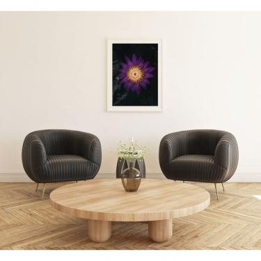 Imagem de Quadro Decorativo Elegância Sombria Retangular 30x40CM em Canvas com Moldura de Madeira...