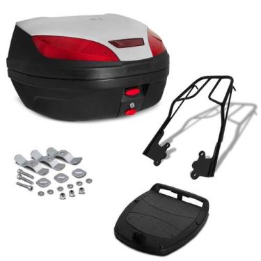 Imagem de Baú Bauleto 52 Litros Para Moto Com Bagageiro Honda Cb 300 2009 Até 20