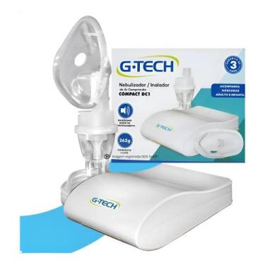 Imagem de Inalador Nebulizador Compressor Infantil Adulto Bivolt Leve - G-TECH, 