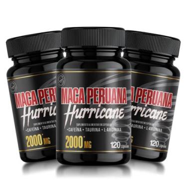 Imagem de 3x Suplemento Testo 120 Caps LArginina 650mg Cafeina 150mg Sem Gluten 