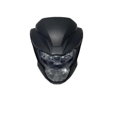 Imagem de Farol Completo CG 160 2025 Serve em 2014 a 2024 - Plasmoto, Preto Bril