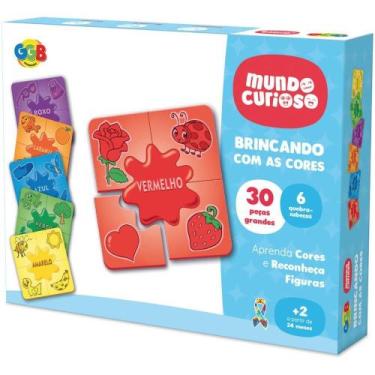 Imagem de Brinquedo Pedagógico Brincando com as Cores 30PCS - GGB PLAST