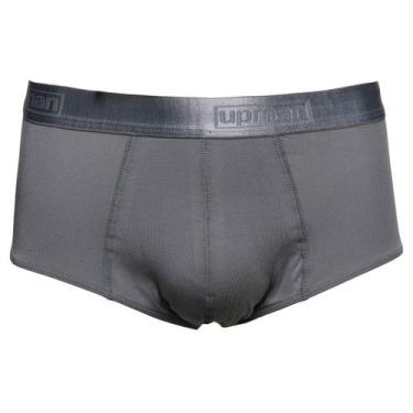 Imagem de Cueca Upman Slip em Fibra de Bambu - 160B1, Cinza, G