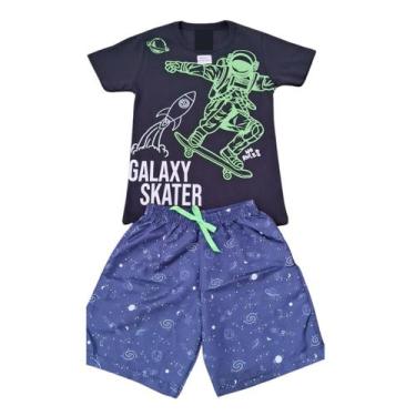 Imagem de Conjunto Infantil Masculino Verão Roupa Menino Short Juvenil - Click B