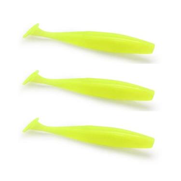 Imagem de Kit 3 Iscas Artificiais Para Pesca Monster 3X Slow Shad 9cm, Mellow