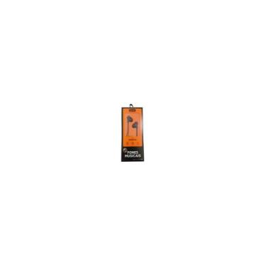 Imagem de Fone basike ba-fon6687 intra-auricular com microfone preto
