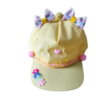 Imagem de Boné customizado Infantil Bebê Menina Criança 3 Até 12  Anos - star go