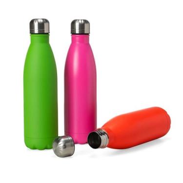 Imagem de Garrafa Inox 750ml Fosca Neon com Design Moderno e Cores Vibrantes - P