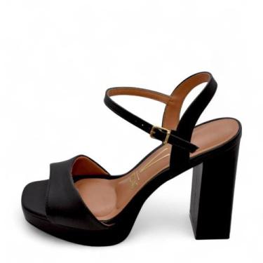 Imagem de Sandália Feminina Vizzano Salto Alto REF: 6551100 PELICA, Preto, 38
