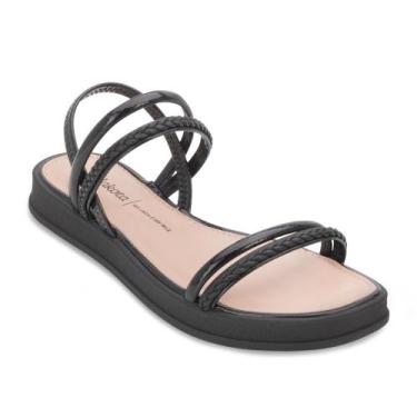 Imagem de Sandália Flatform Dakota DT24-Y8441, 35, Preto, Nude