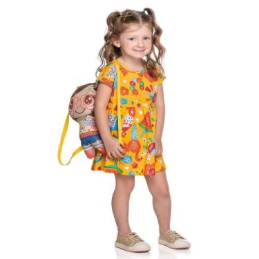 Imagem de Vestido Com Bolsa Infantil Menina Boneca Flamê Elian, 8