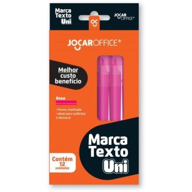 Imagem de Caneta Marca Texto Jocar UNI Rosa CX.C/12 - Leonora