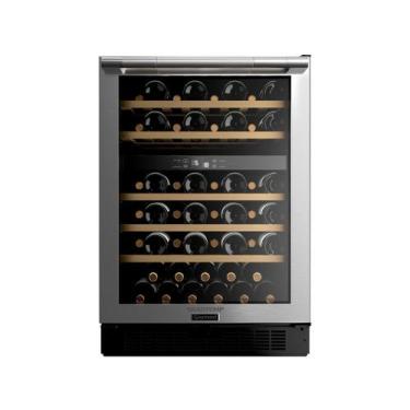 Imagem de Adega Brastemp Gourmand Dual Zone 51 Garrafas - BZB51AE, Inox, 220V