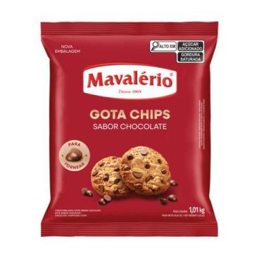 Imagem de Cobertura Gota Chips Sabor Chocolate 1kg Mavalério