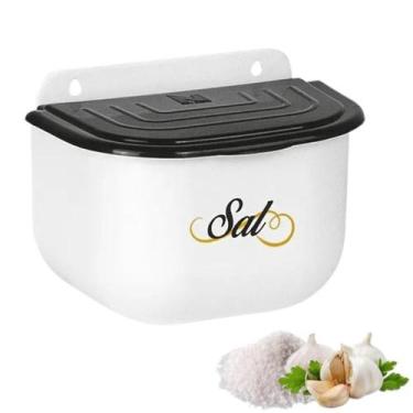 Imagem de Saleiro Luxo Plastico Branco 1KG Nitron