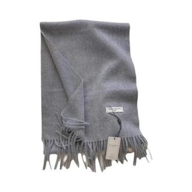 Imagem de Cachecol De Cashmere Grosso E Quente Para Homens E Mulheres, Moda De O