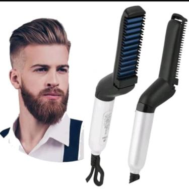 Imagem de Modelador de Barba Pente Alisador Chapinha para Barba