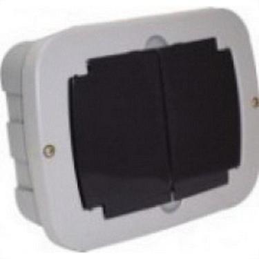 Imagem de Centrinho Ribeiro Fabril Pvc Embutir Para 3 Disjuntores Nema/ 4 Din Br