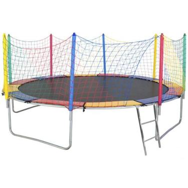 Imagem de Cama Elástica 3,05m Alcamar Lona Preta sem Emenda
