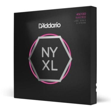 Imagem de Encordoamento para Baixo NYXL45130 com Volume Aprimorado e Maior Resistência Aço de Alta Concentração de Carbono