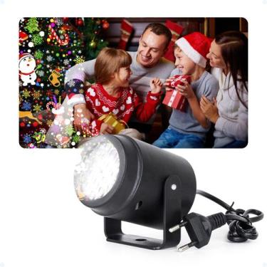 Imagem de Projetor De Natal Natalino Holofote Iluminação P/ Decoração - Hxt