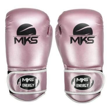 Imagem de Luva de Boxe MKS Combat Energy II Lilás Metálico, 10oz