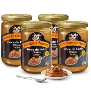 Imagem de Kit c/ 4und Doce de Leite Tradicional VIDRO Portão de Cambui 410g - Po