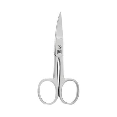 Imagem de Tesoura Para Unhas, Aço Inox, Ponta Curva Aço Inox PRO - Dilcintia