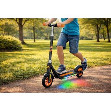 Imagem de Patinete Elétrico Infantil Seguro Divertido Fácil Transporte Crianças 